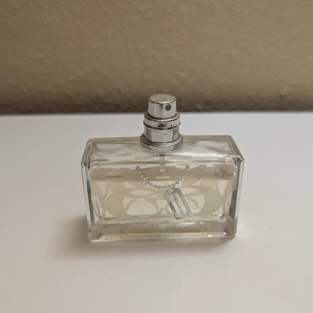Coach signature scent perfume 1oz 90% full